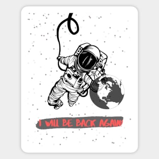 Sad astronaut Sticker